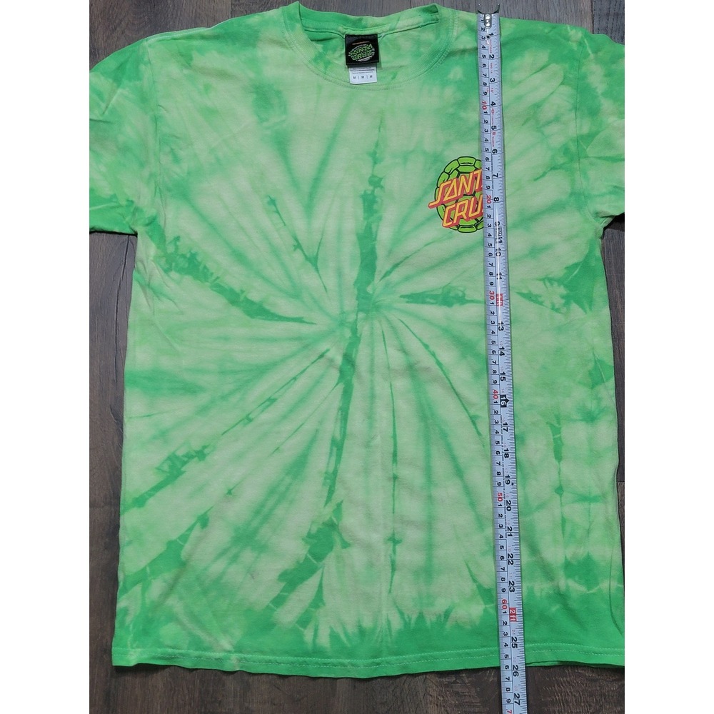 Santa Cruz Nickelodeon TMNT Tie Dye T Shirt Men's Medium‎ Green Turtle